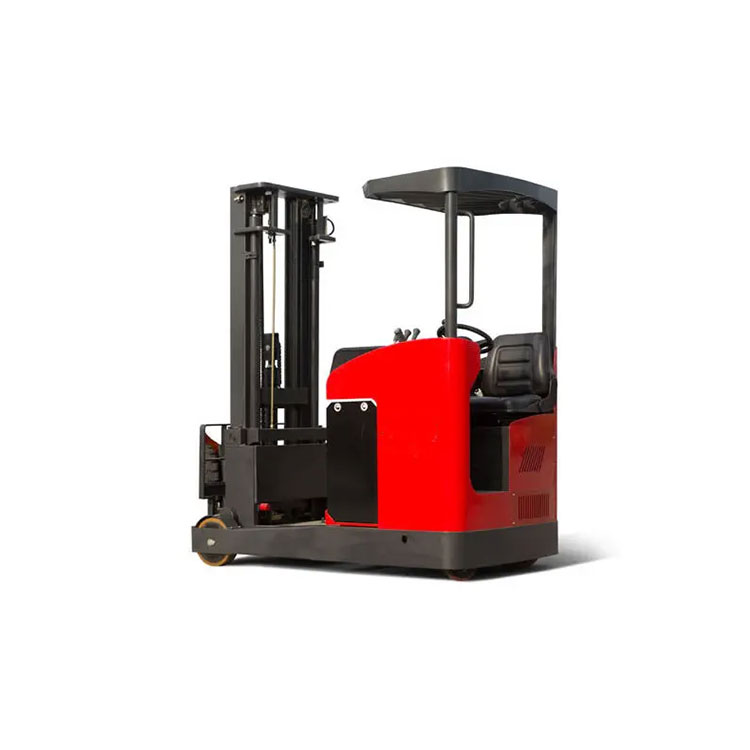 Sit Down Warehouse Forklift Portable Automated Electric Reach Truck