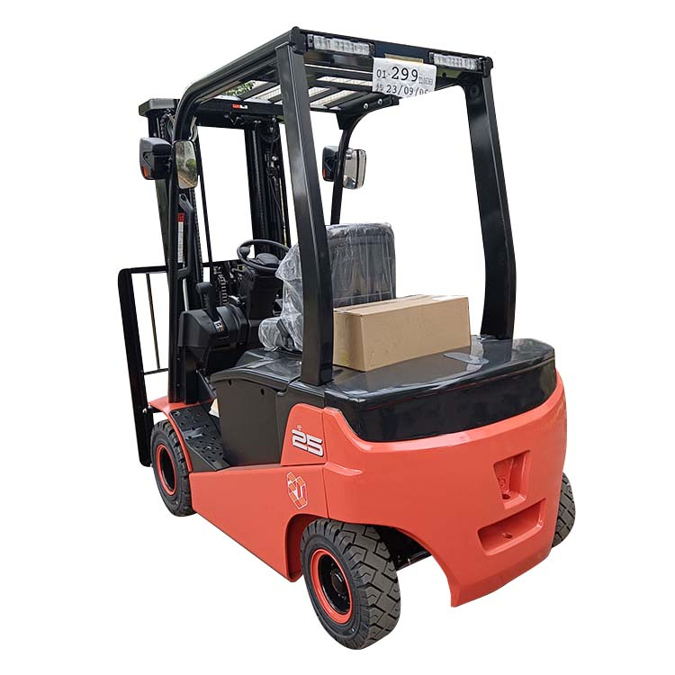 4 wheel 2.5 Ton Solid Tire New Small Lead Acid Forklift