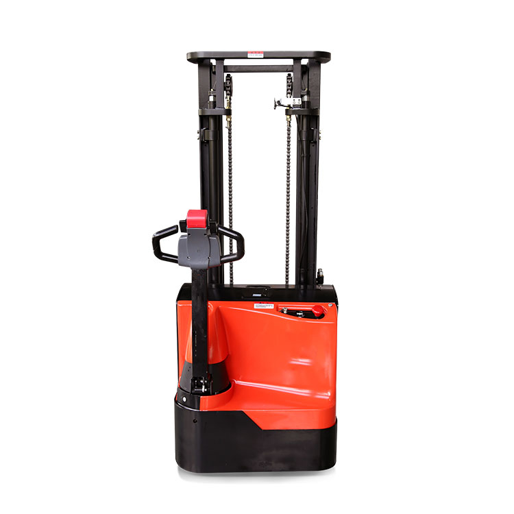 Warehouse Equipment Stand Up Hydraulic Forklift 2 Ton Electric Stacker