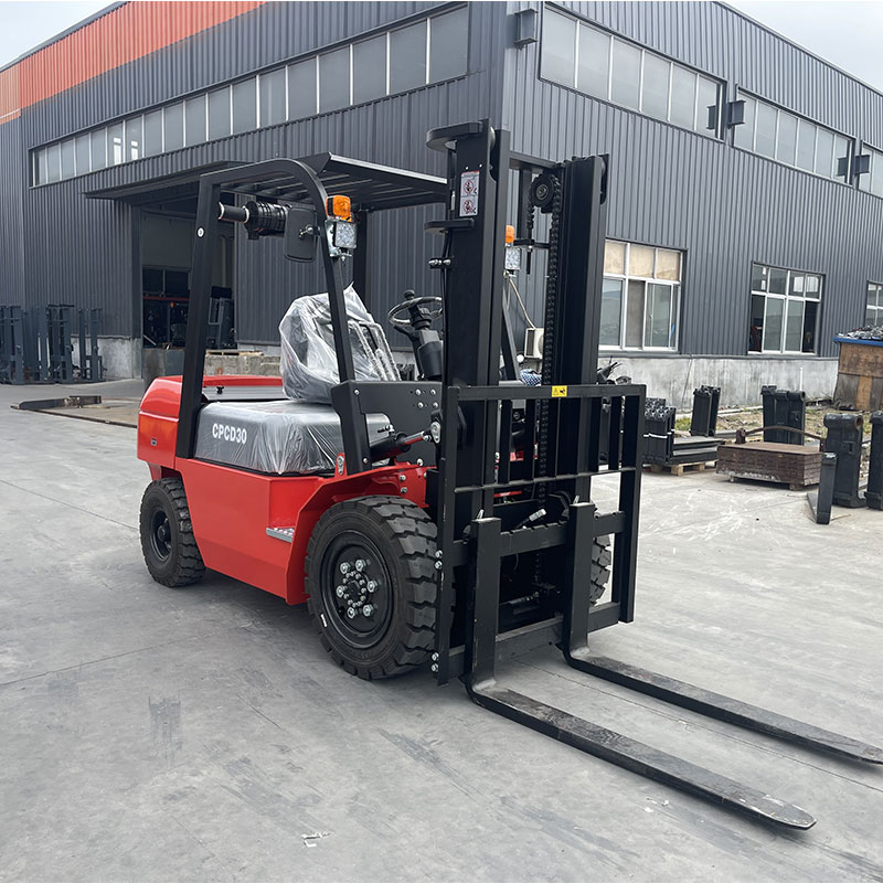 Combustion Counterbalance CE 4-wheel Automatic 3 Ton Diesel Forklift with Diesel Engine