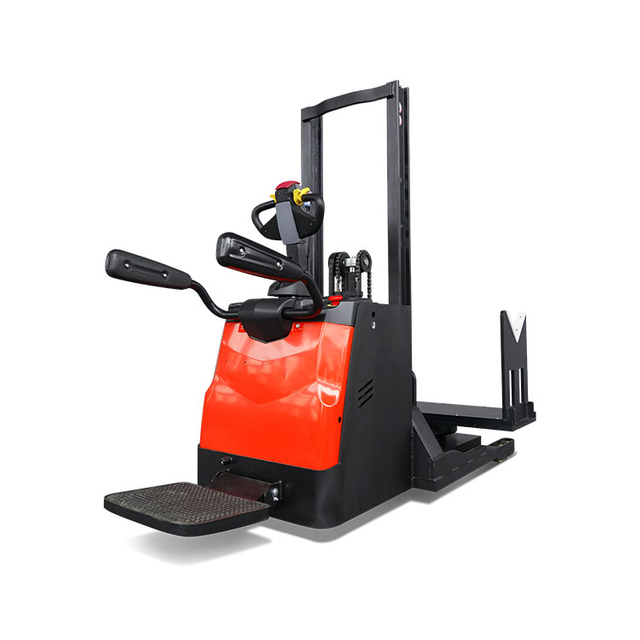 Warehouse Equipment High Lift Portable Battery Operated Electric Stacker