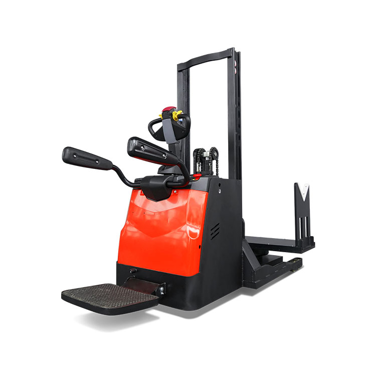 Warehouse Equipment High Lift Portable Battery Operated Electric Stacker