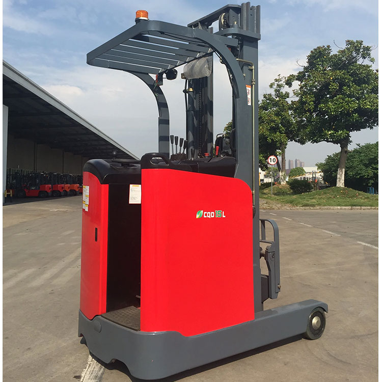 Warehouse Forklift 1.5 Ton Stand Up Electric Reach Truck