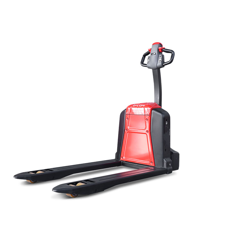 Stand-on 1.5 Ton Lithium Electric Pallet Truck With DC Drive Control