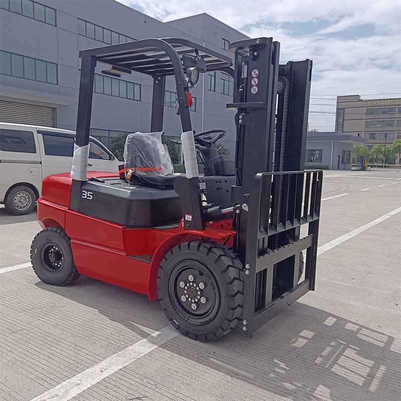 4 way Fork Lift Portable 3.5 Ton Lithium Ion Electric Forklifts Truck