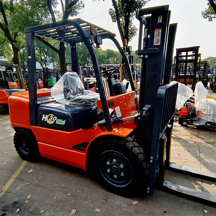 3 Ton Red Best Price Automatic CPCD30 Diesel Forklift