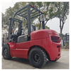 New Design Red IC Forklift Multi-wheel 3 Ton Diesel Forklift