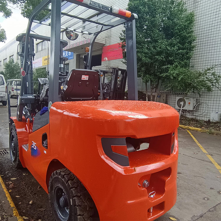 3.5 Ton Red CPCD35 High Efficiency Industrial Diesel Forklift Truck