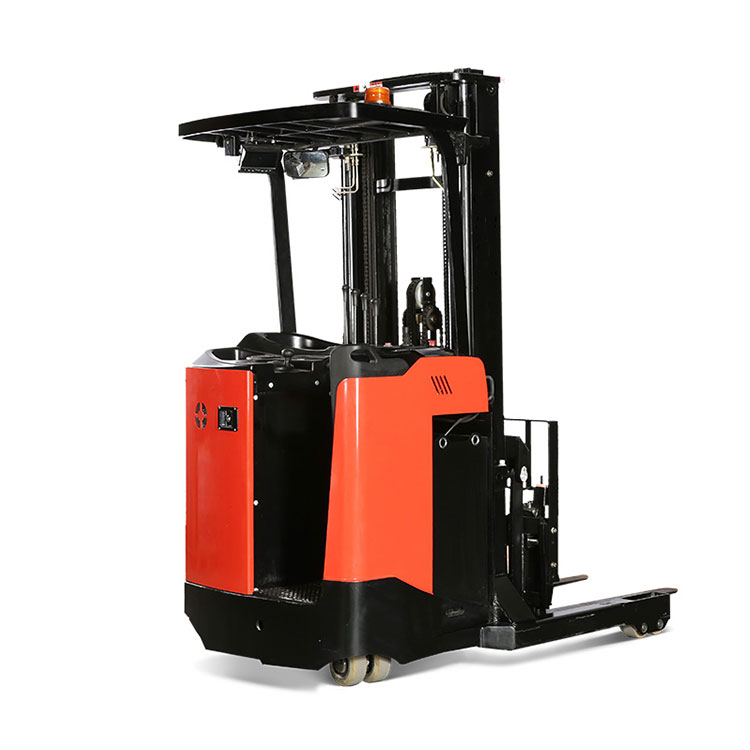 Battery Operated Portable 1.2 Ton Stand Up Electric Reach Truck