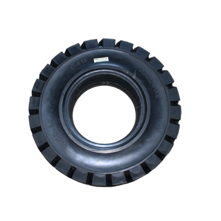 China high quality 650-10/618 solid rubber tires forklift spare parts