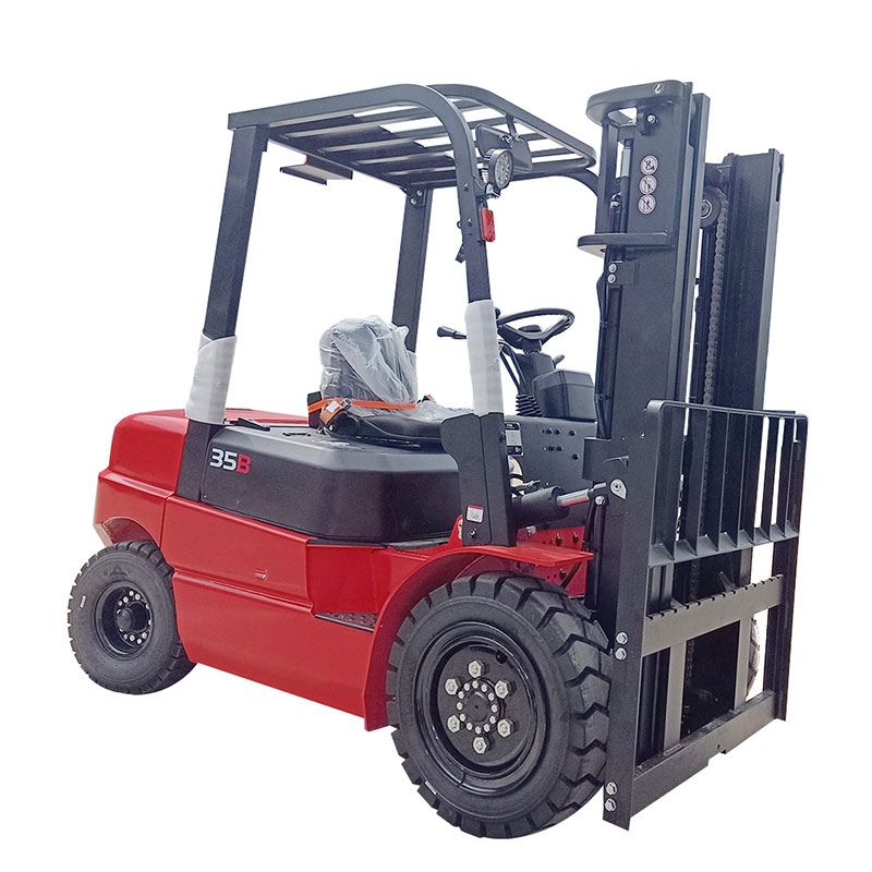 4-wheel Equipment 3500kg Lithium Ion Electric Forklifts