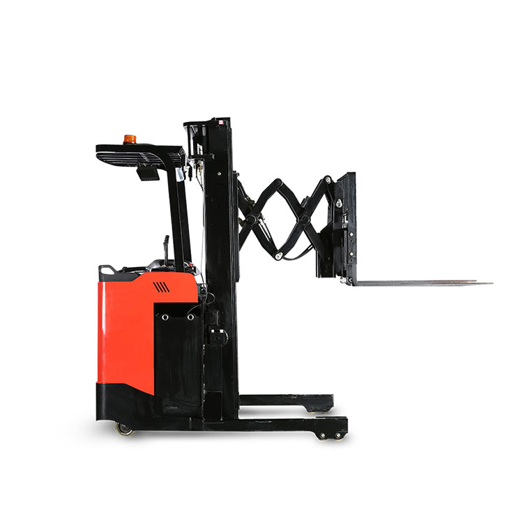 Battery Operated Portable 1.2 Ton Stand Up Electric Reach Truck