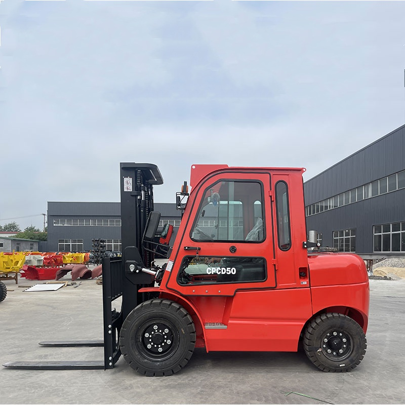 Heavy Duty CPCD50 CE Factory Direct Sale 5 Ton Diesel Forklift