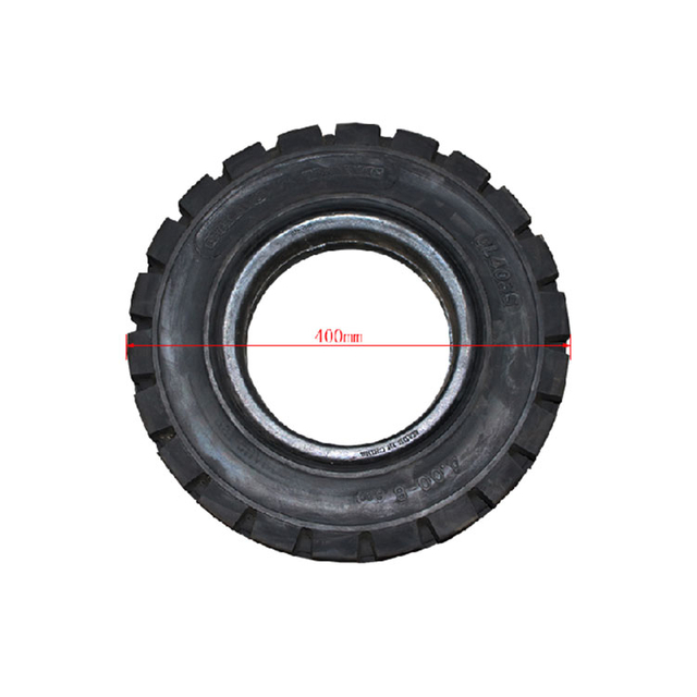 Forklift Solid Tyres with Size 400×8 Good Quality Forklift Solid Tires