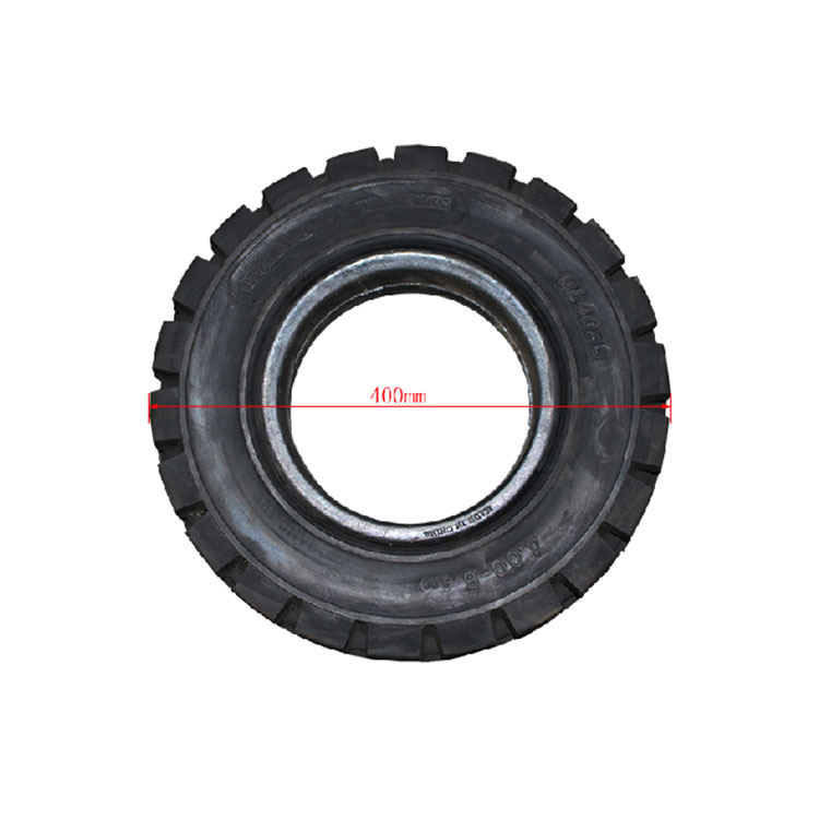 Forklift Solid Tyres with Size 400×8 Good Quality Forklift Solid Tires