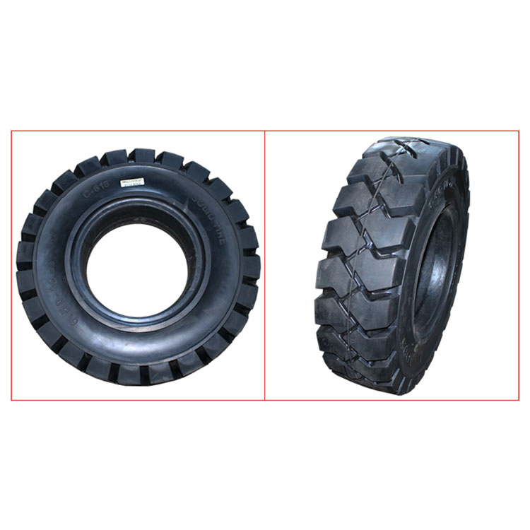 China high quality 650-10/618 solid rubber tires forklift spare parts