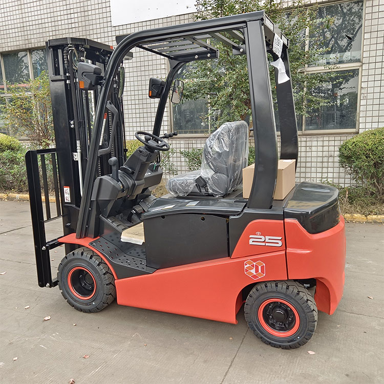 4 wheel 2.5 Ton Solid Tire New Small Lead Acid Forklift