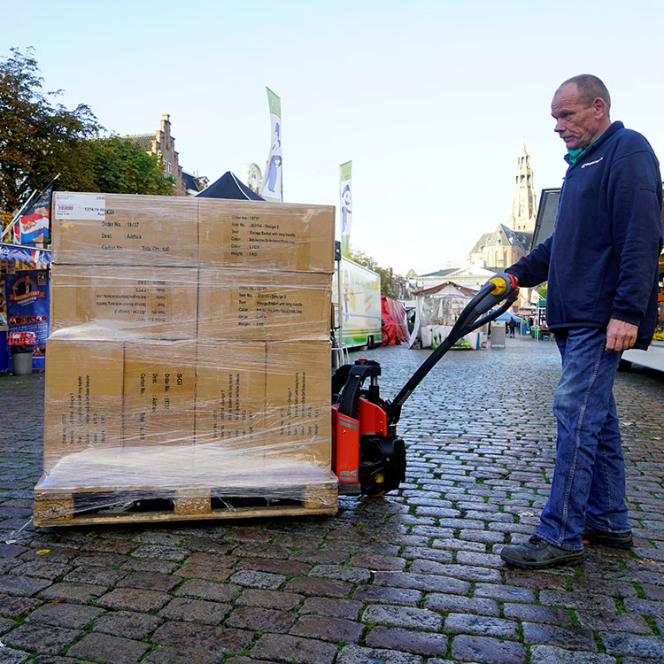 Warehouse forklift