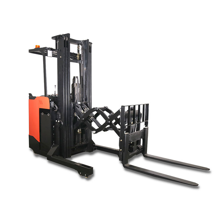 Battery Operated Portable 1.2 Ton Stand Up Electric Reach Truck