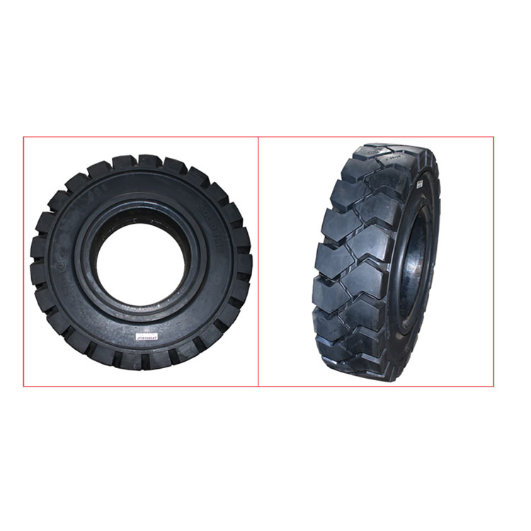 Manufacturer directly solid rubber tires JT-650-10/618GB for forklift spare parts